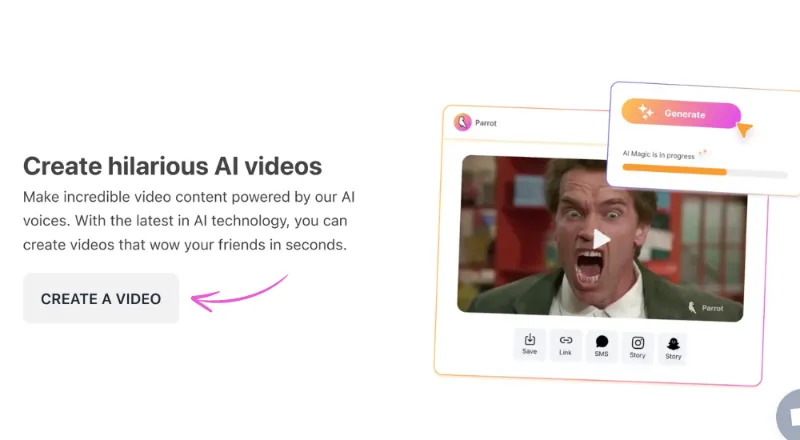 Parrot AI Review: Parrot AI's intuitive interface